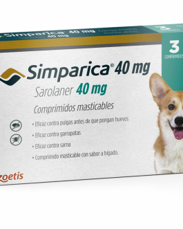 SIMPARICA 40 MG 10-20 KG 3 COMPRIMIDOS