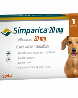 SIMPARICA 20 MG 5-10 KG 3 COMPRIMIDOS