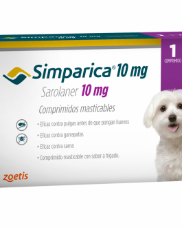 SIMPARICA 10 MG 2.5-5 KG 1 COMPRIMIDO