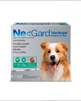 Nexgard 1 comprimido 10,1 a 25 kg