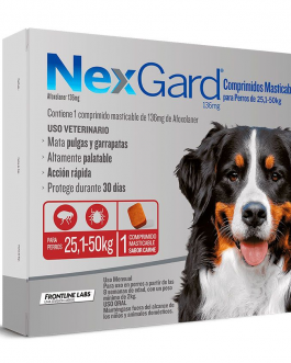 Nexgard 1 comprimido 25,1 a 50 kg