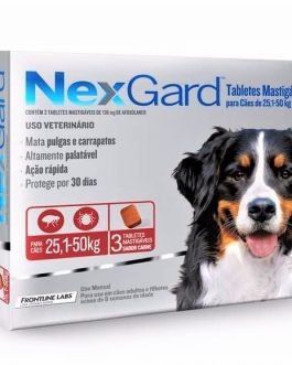 Nexgard 3 comprimidos 25,1 a 50 kg