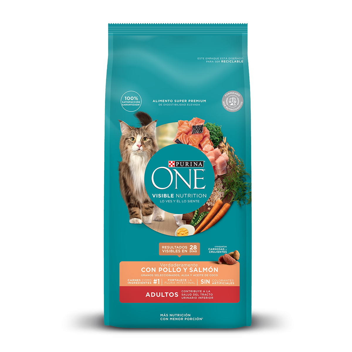 ONE PURINA GATO ADULTO POLLO Y SALMON